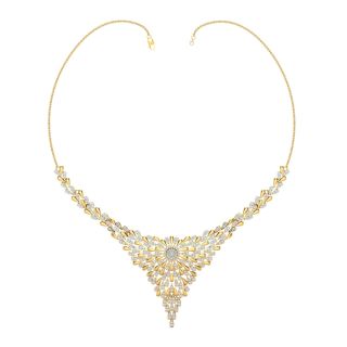 Imara Studded Diamond Necklace For Her